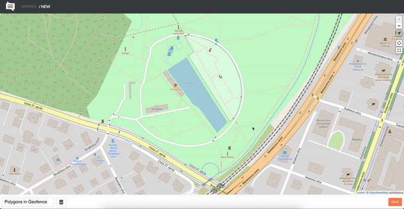 Polygons in Geofence