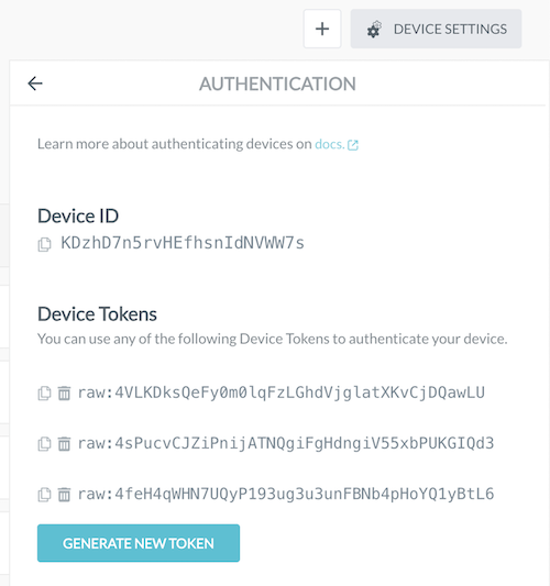 Get Device Tokens